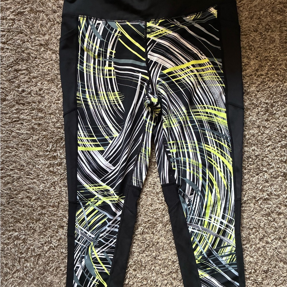 LuLaRoe Black and Yellow Leggings